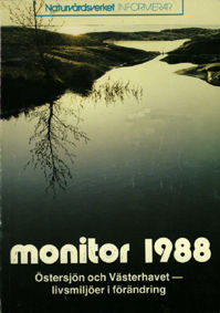 Framsida Monitor 1988 Östersjön och Västerhavet - livsmiljöer i förändring
