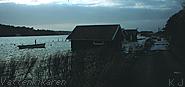 Fisherman´s hut at high tide